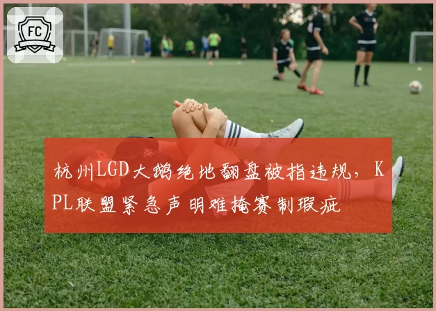 杭州LGD大鹅绝地翻盘被指违规，KPL联盟紧急声明难掩赛制瑕疵