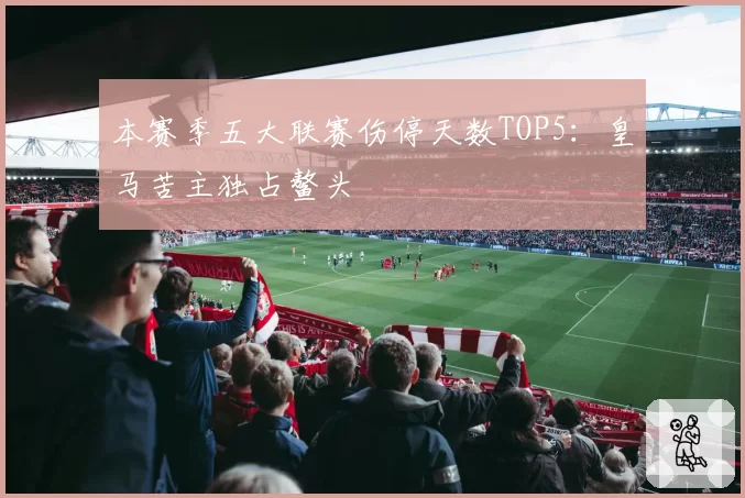 本赛季五大联赛伤停天数TOP5：皇马苦主独占鳌头